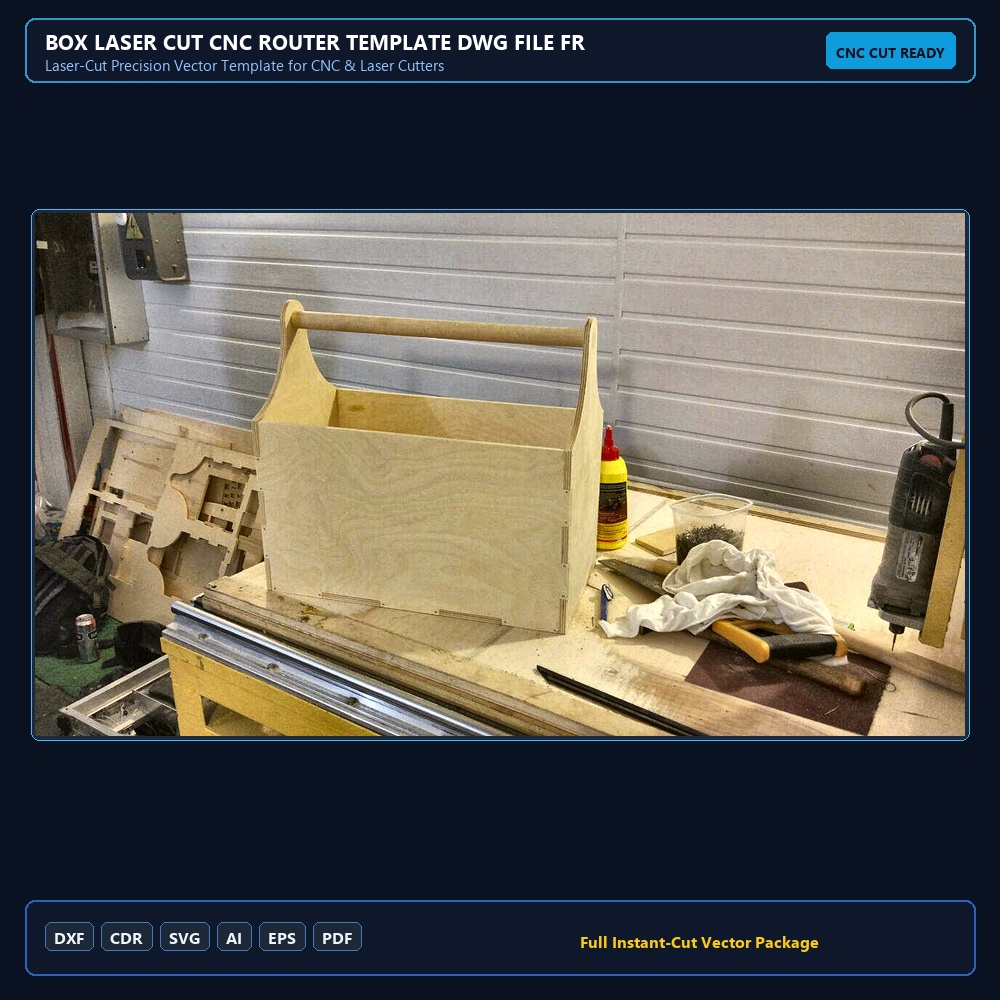 Box Laser Cut CNC Router Template