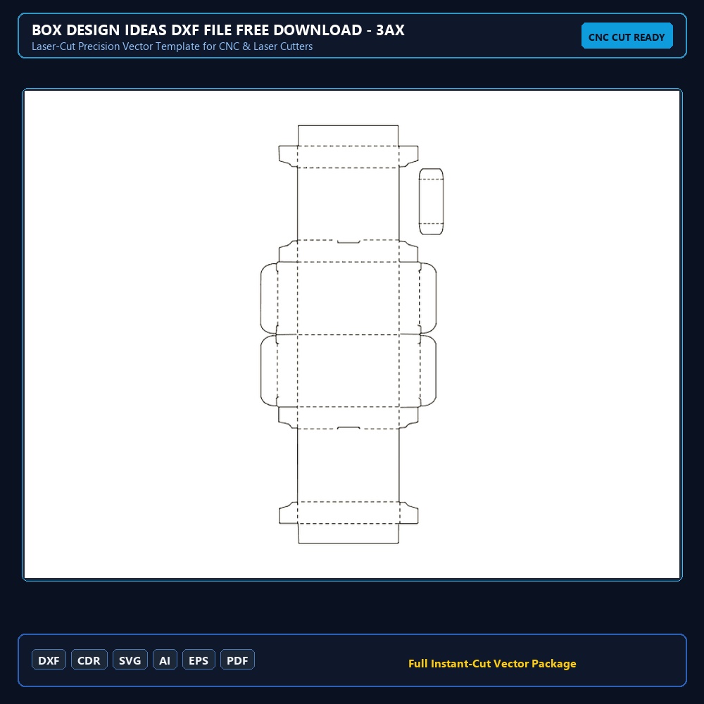 Box design ideas dxf File Free Download