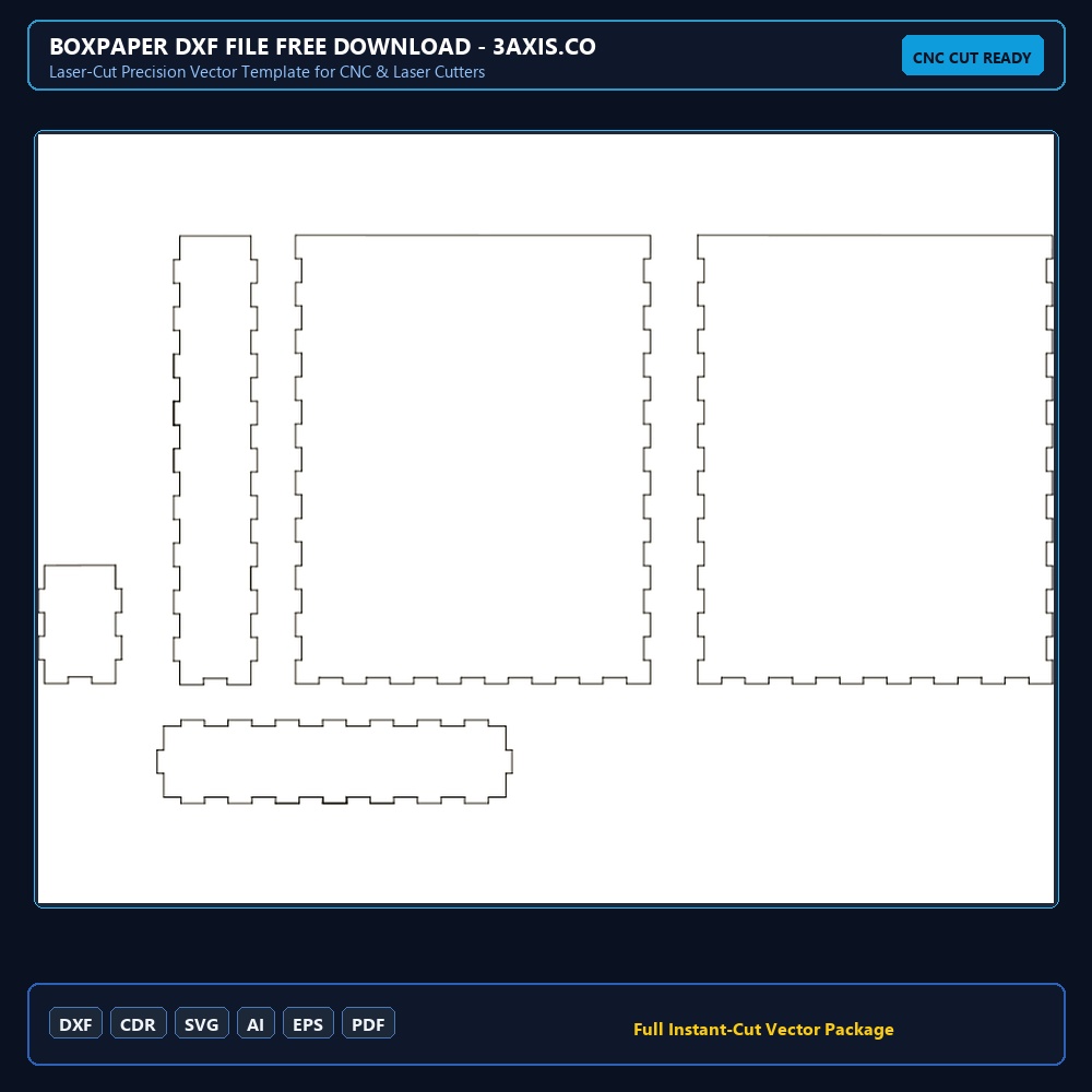 Boxpaper dxf File Free Download