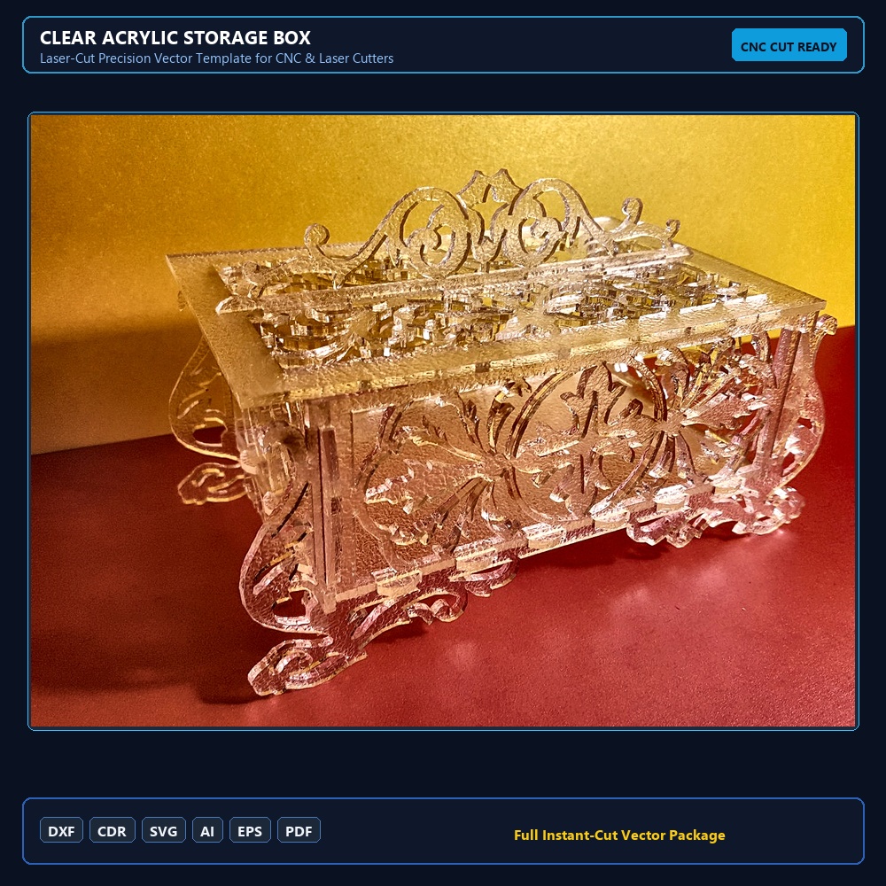 Clear Acrylic Storage Box