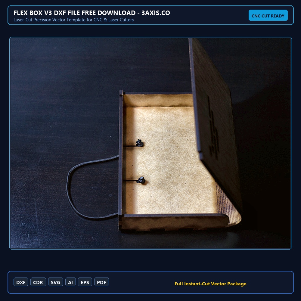 Flex Box v3 dxf File Free Download