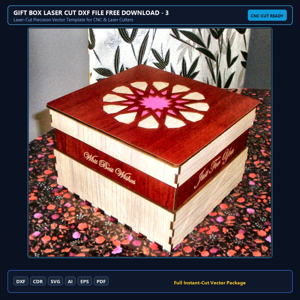 Gift Box Laser Cut