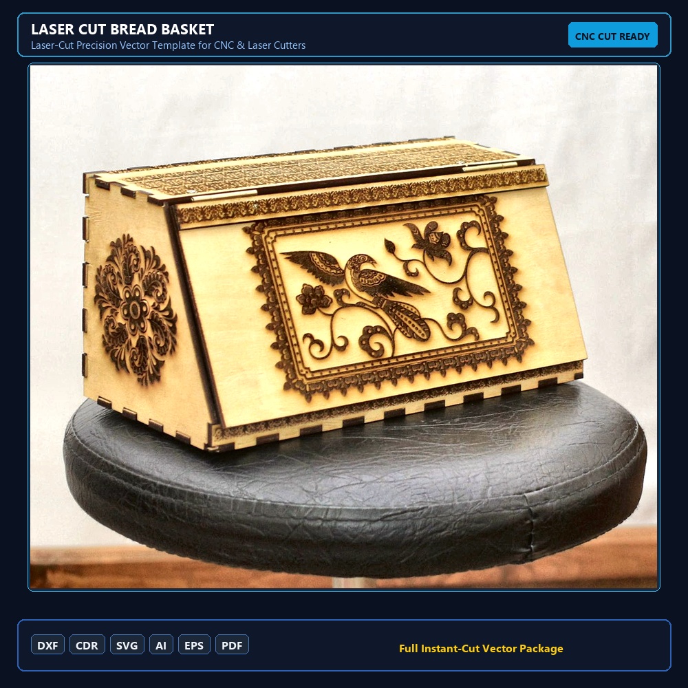 Laser Cut Bread Basket (laser-cut-bread-basket)