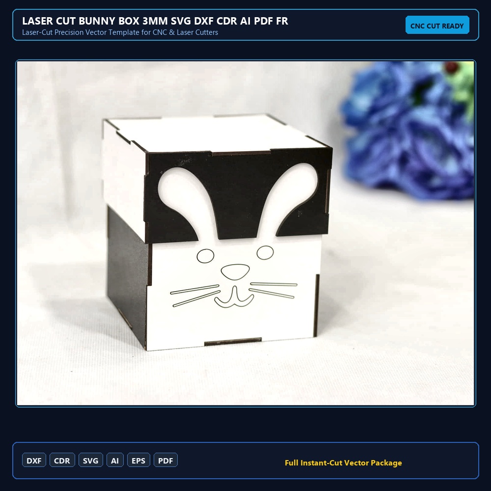 Laser Cut Bunny Box 3mm