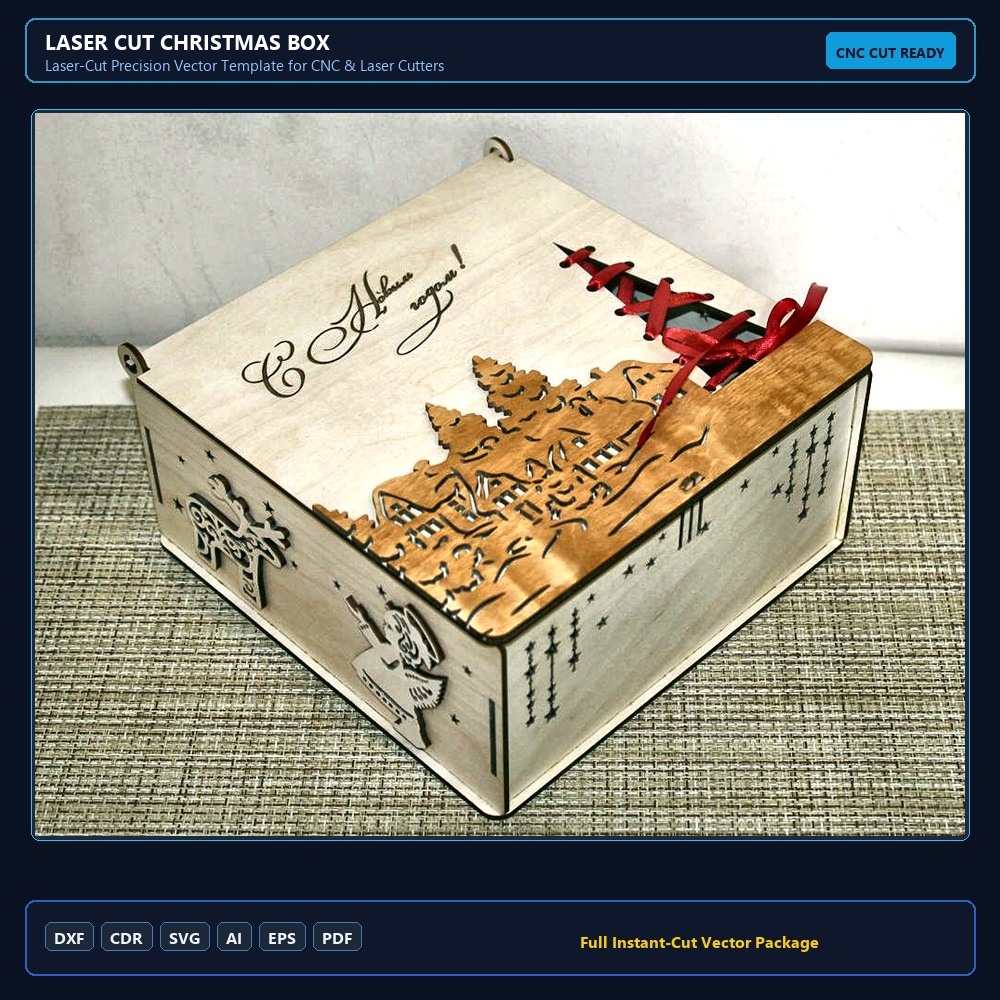 Laser Cut Christmas Box
