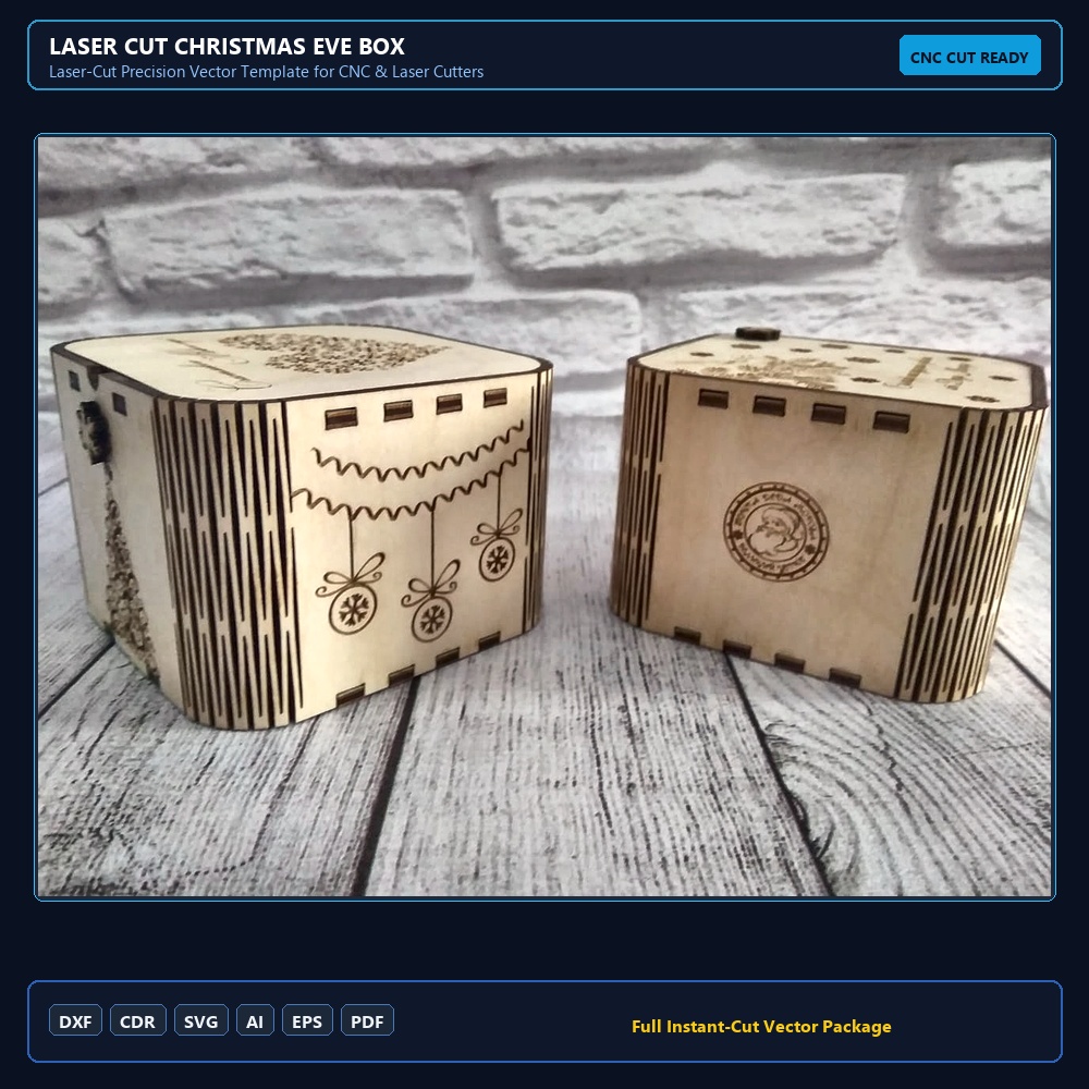Laser Cut Christmas Eve Box