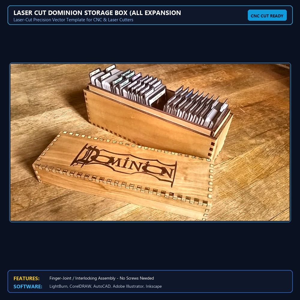 Laser Cut Dominion Storage Box (all expansions) View 3