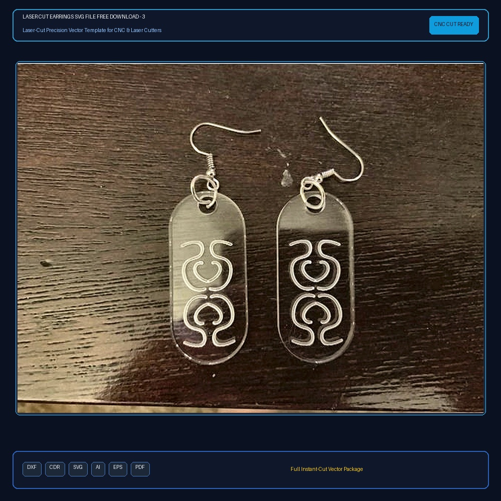 Laser Cut Earrings