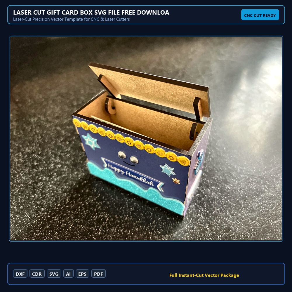 Laser Cut Gift Card Box