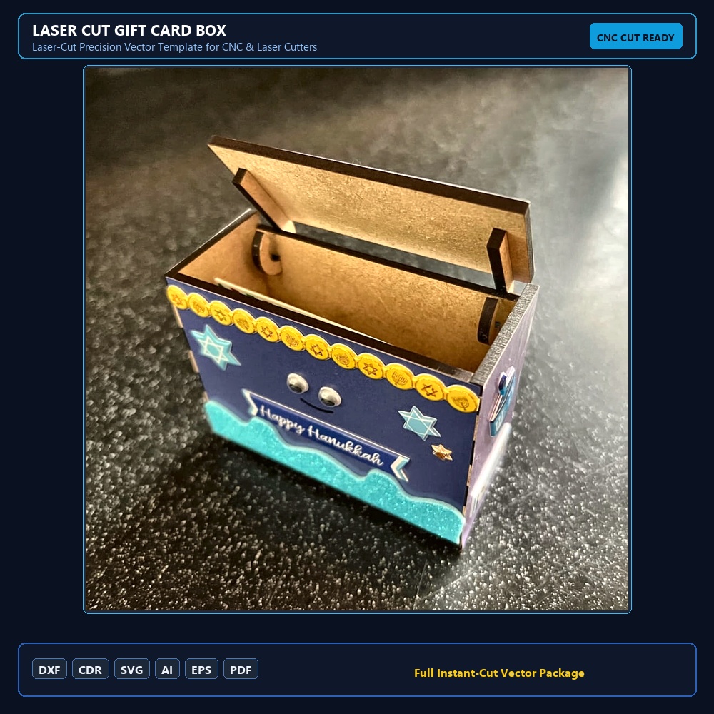 Laser Cut Gift Card Box