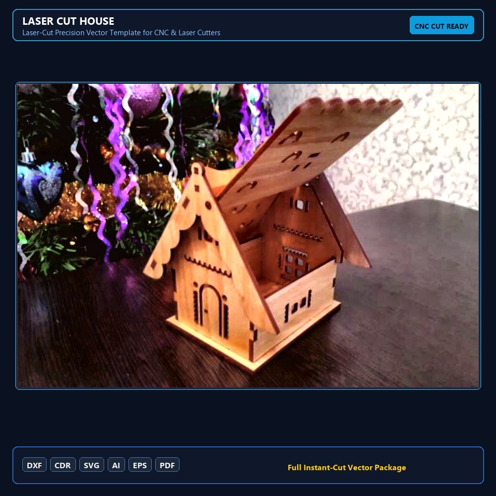 Laser Cut House