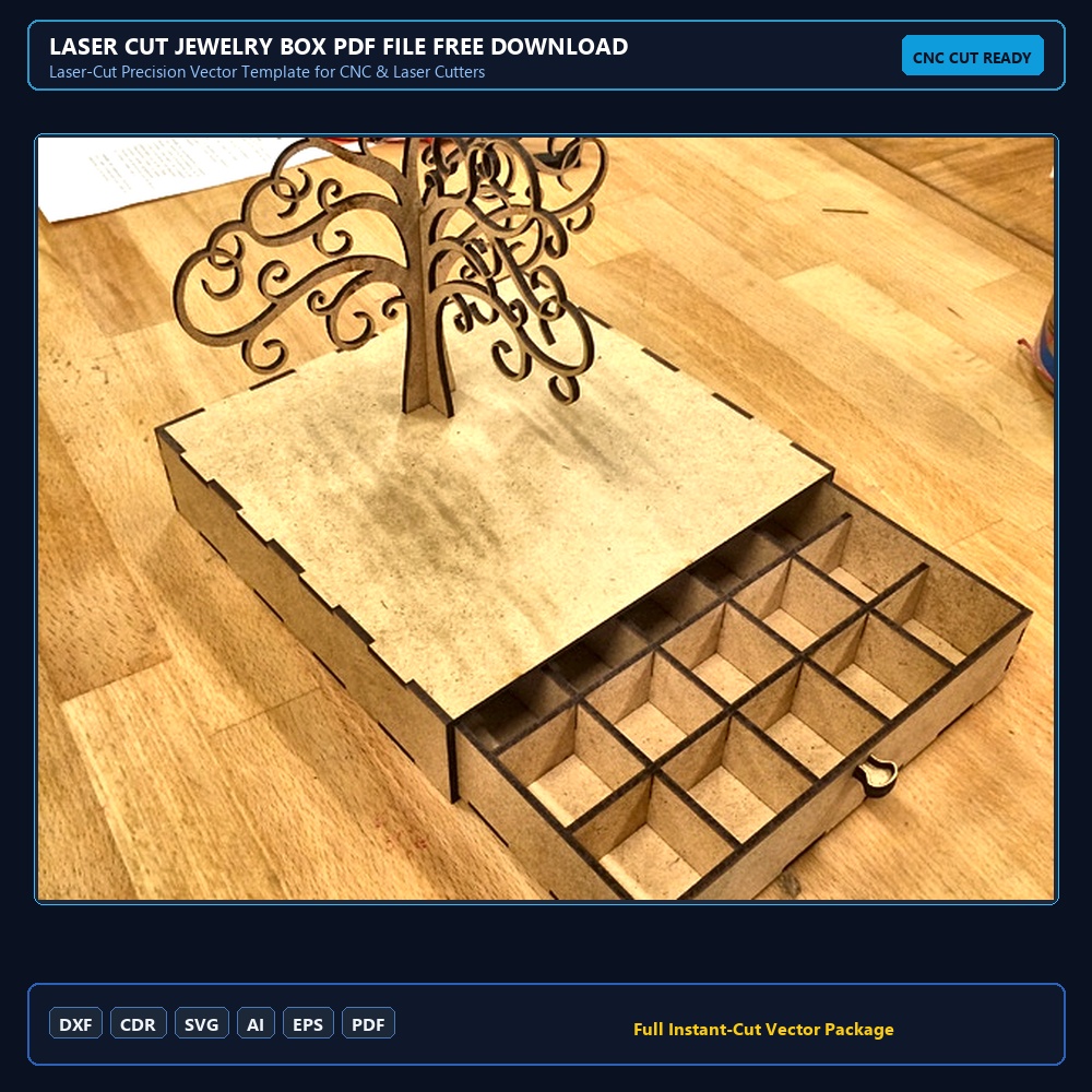 Laser Cut Jewelry Box