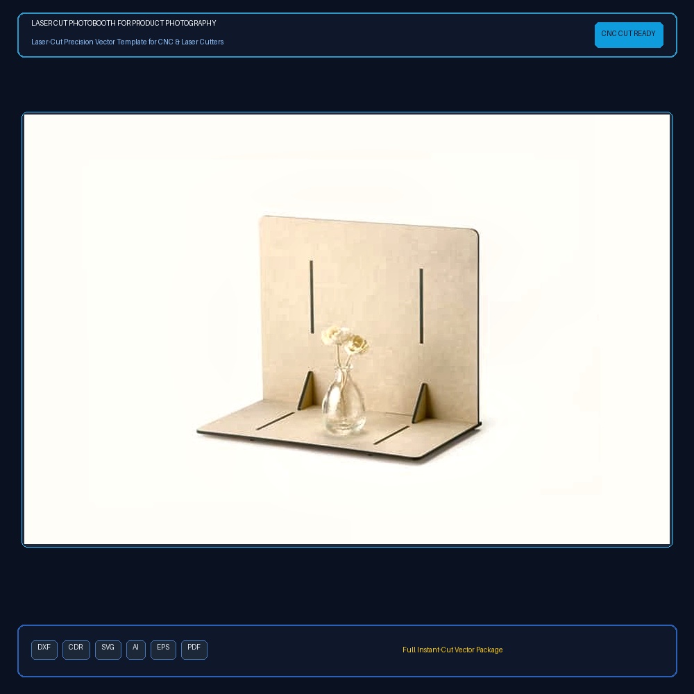 Laser Cut Photobooth for Product Photography
