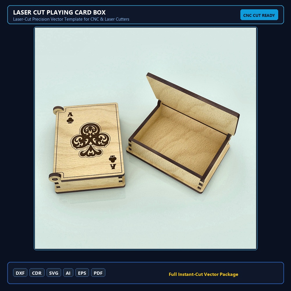 Laser Cut Playing Card Box