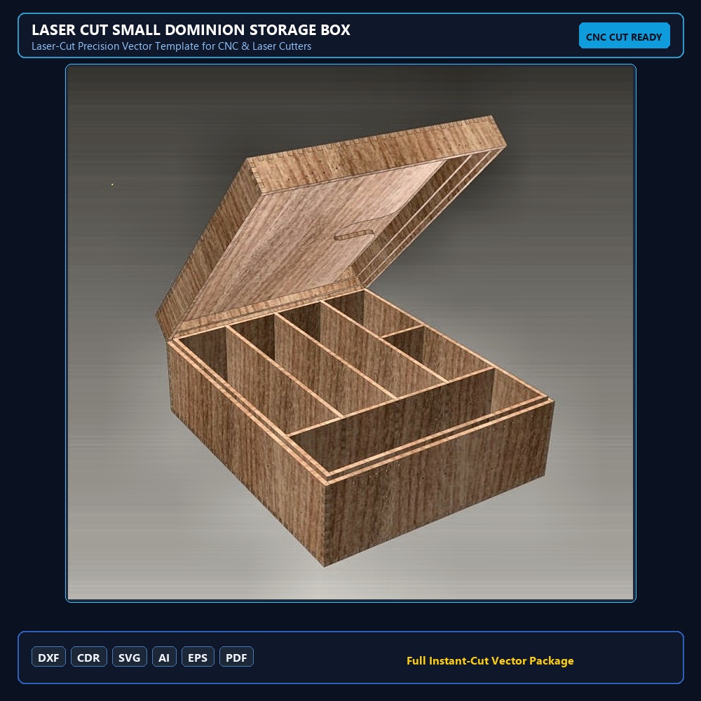 Laser Cut Small Dominion Storage Box