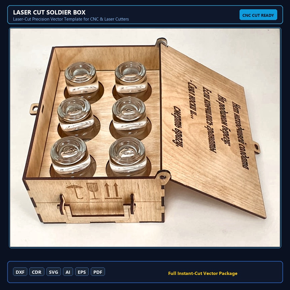 Laser Cut Soldier Box