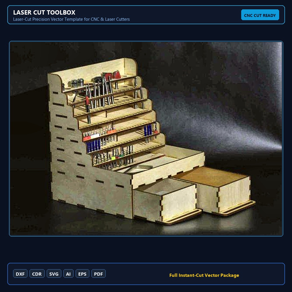 Laser Cut Toolbox