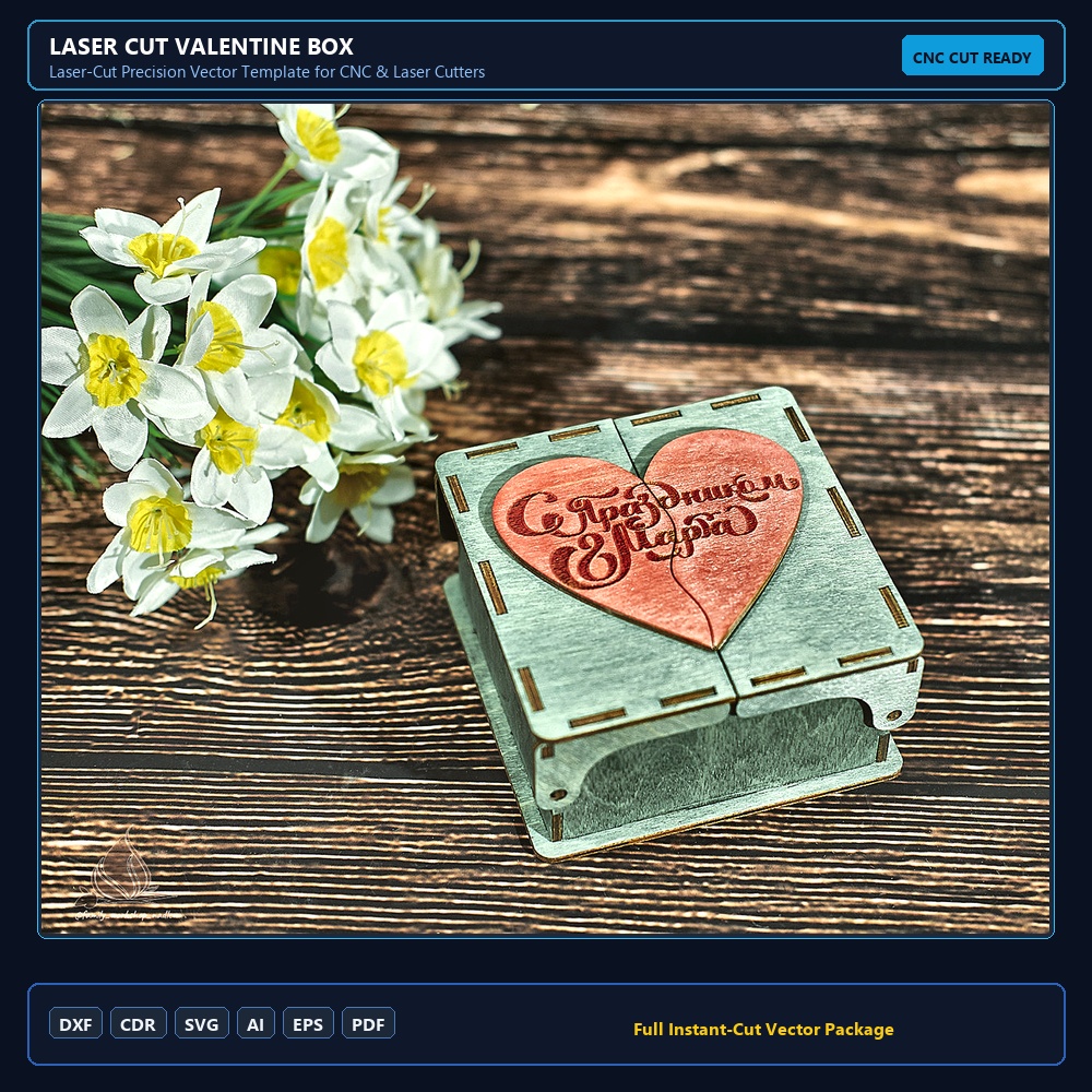 Laser Cut Valentine Box