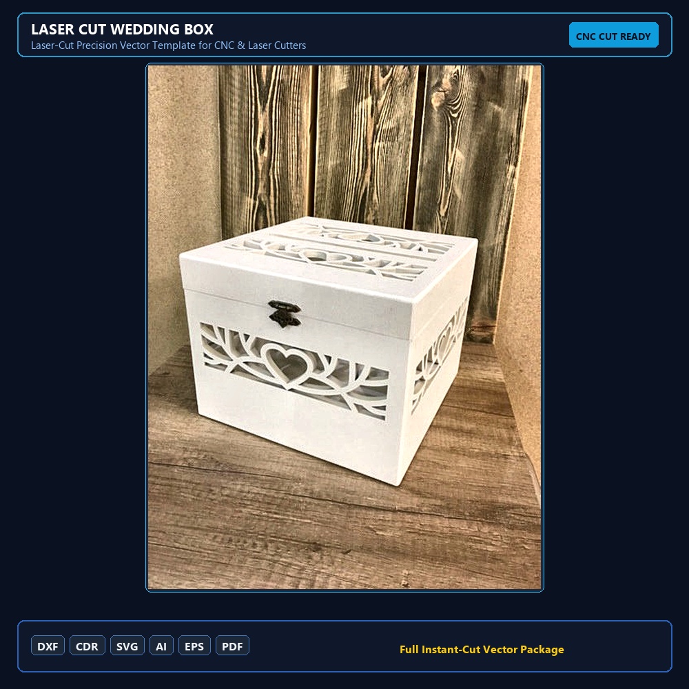 Laser Cut Wedding Box