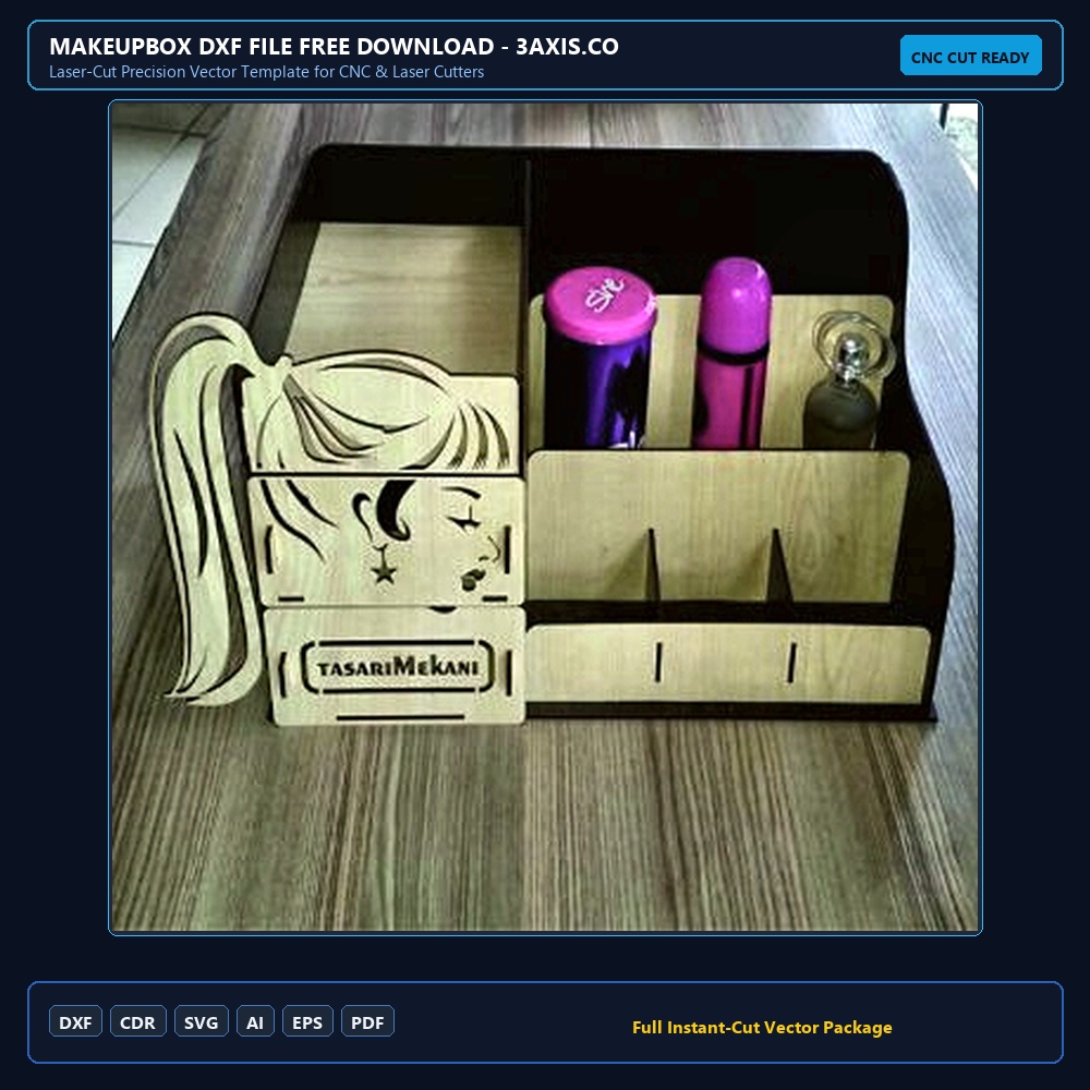 Makeupbox dxf File Free Download