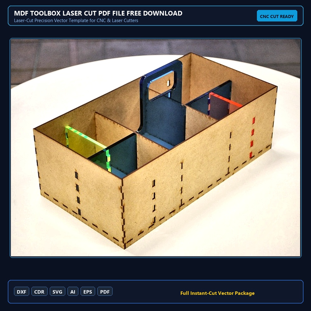Mdf Toolbox Laser Cut PDF File Free Download