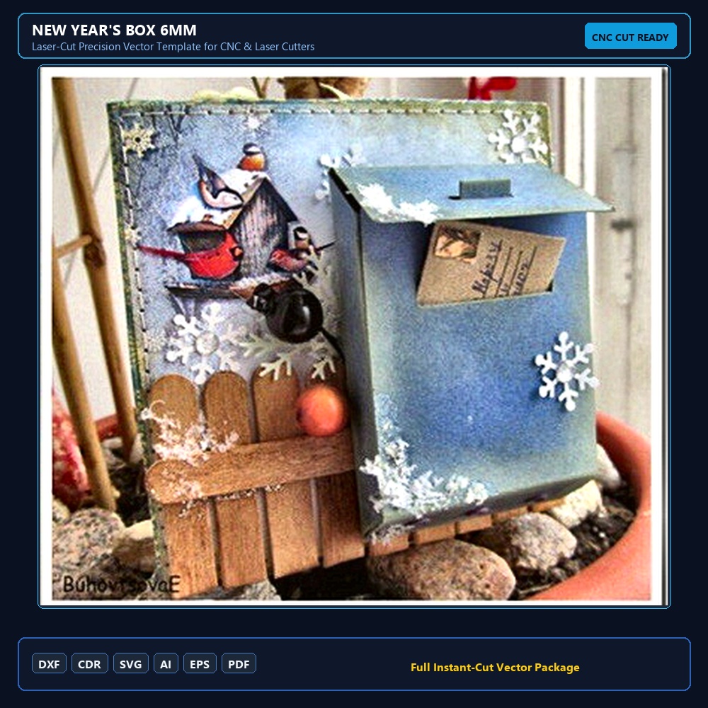 New Year's box 6mm