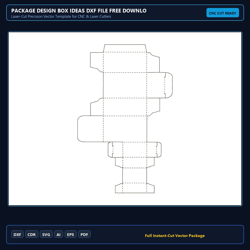 Package design box ideas dxf File Free Download