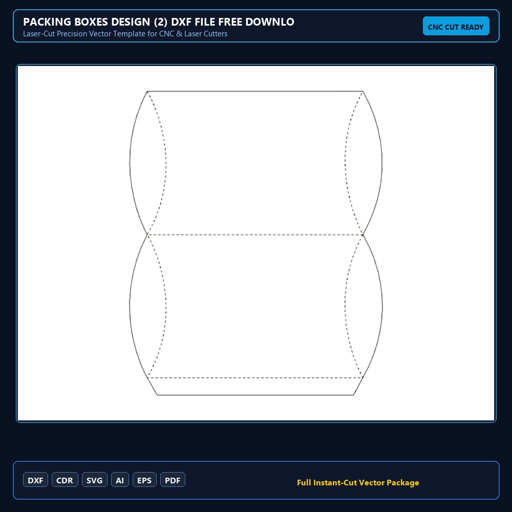 Packing Boxes Design (2) dxf File Free Download