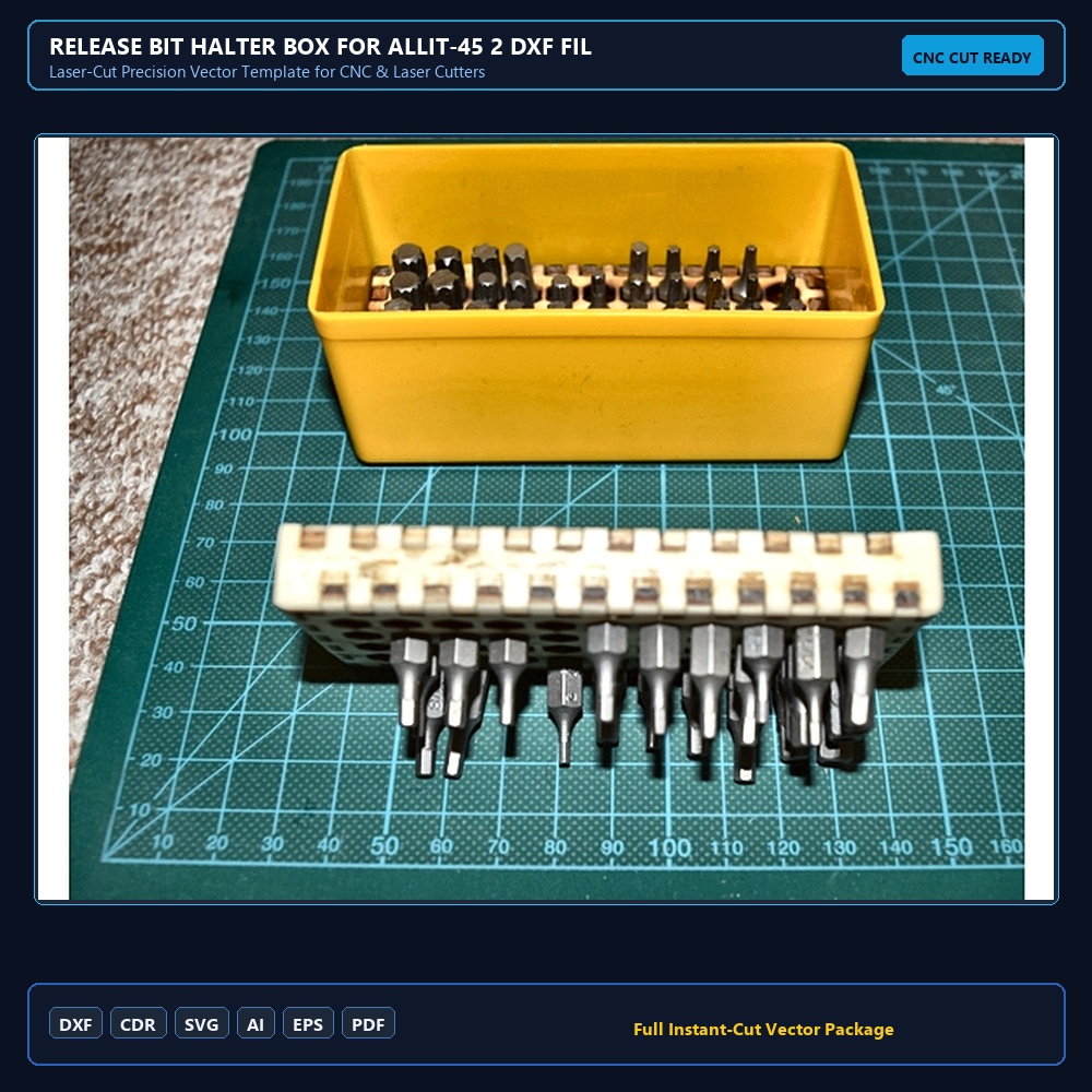 Release Bit Halter Box For allit-45 2 dxf File Free Download