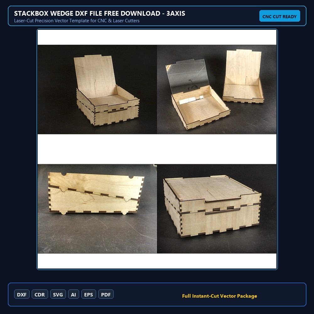 Stackbox Wedge DXF File Free Download